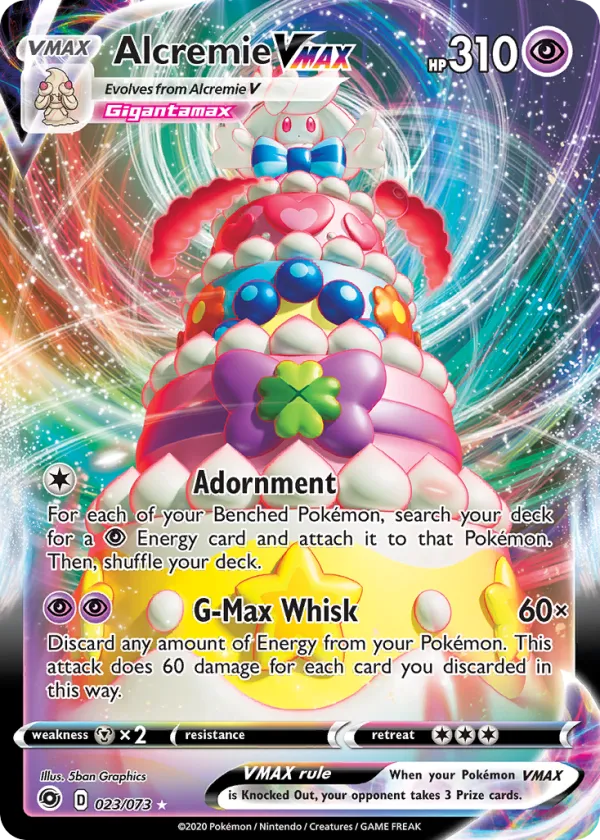 Alcremie VMAX Pokémon Champion's Path #23 Holo