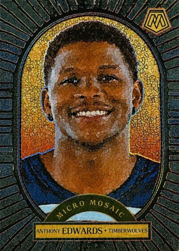 Anthony Edwards 2024 Panini Mosaic Micro Mosaic Basketball #14