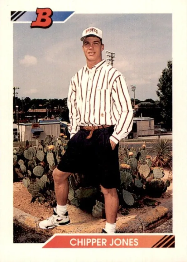 Chipper Jones 1992 Bowman Baseball #28