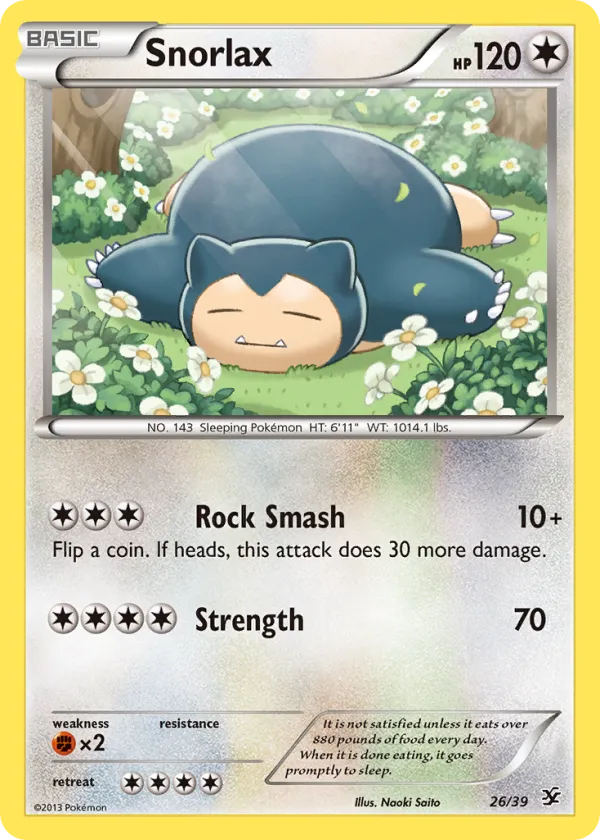 Snorlax Pokémon Kalos Starter Set #26