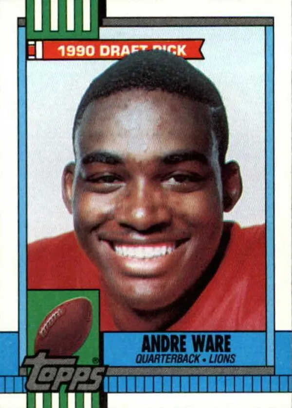 Andre Ware 1990 Topps Football #349