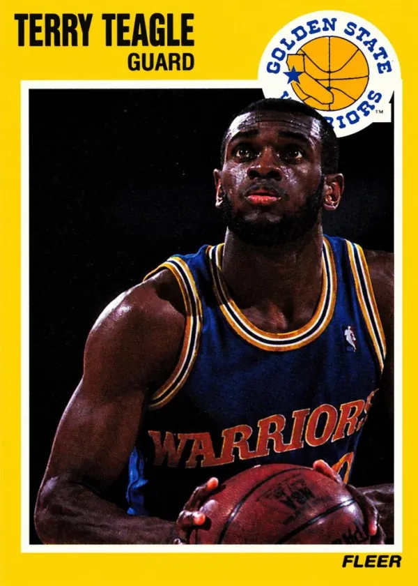 Terry Teagle 1989 Fleer Basketball #57