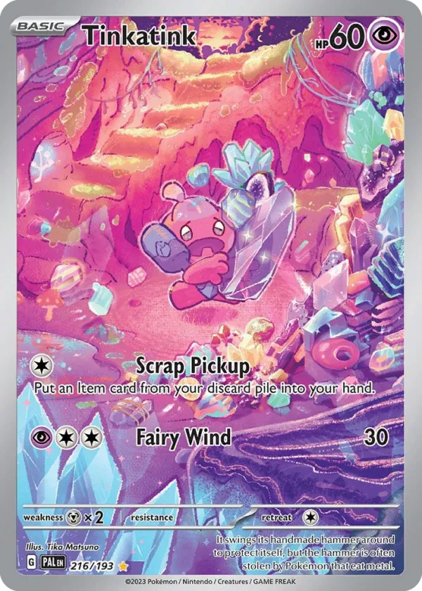 Tinkatink Pokémon Paldea Evolved #216 Holo