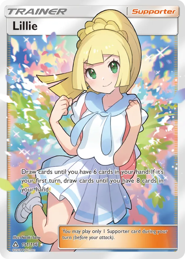 Lillie Pokémon Ultra Prism #151 Holo