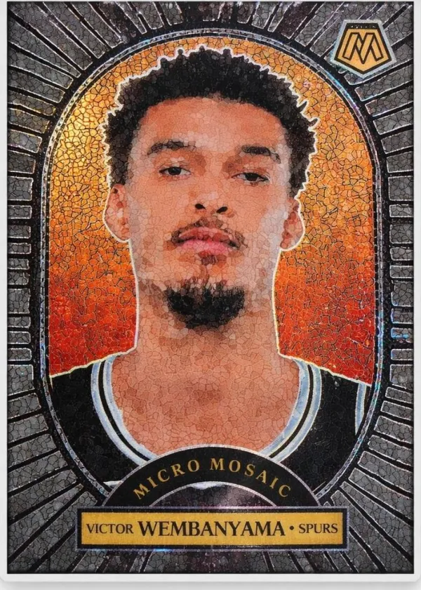Victor Wembanyama 2024 Panini Mosaic Micro Mosaic Basketball #7