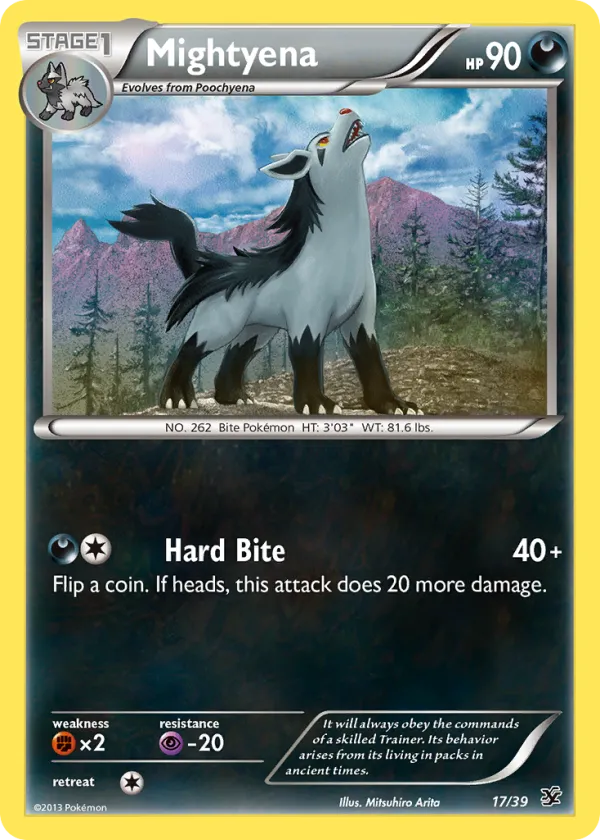Mightyena Pokémon Kalos Starter Set #17
