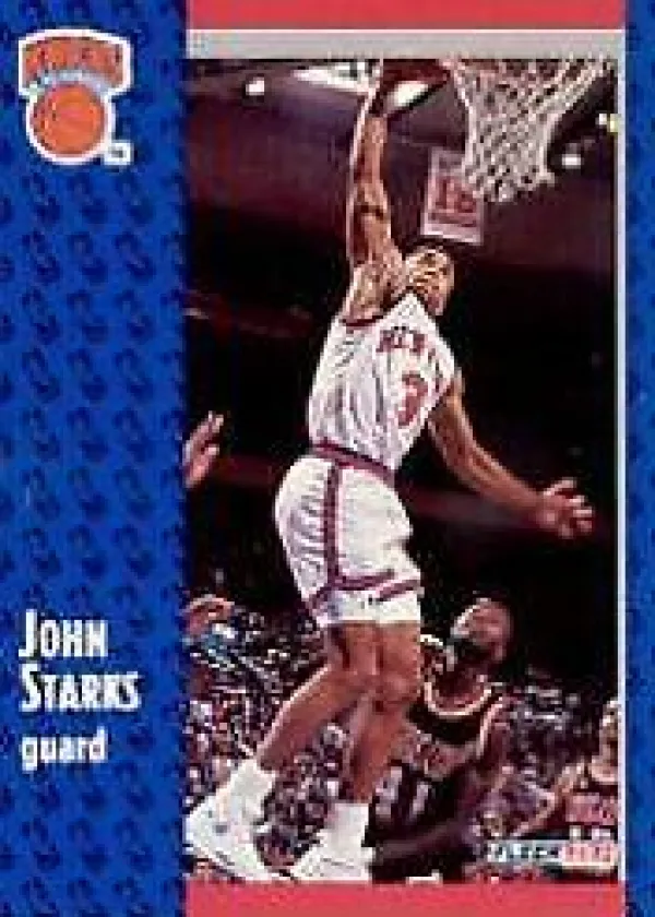 John Starks 1991 Fleer Basketball #330