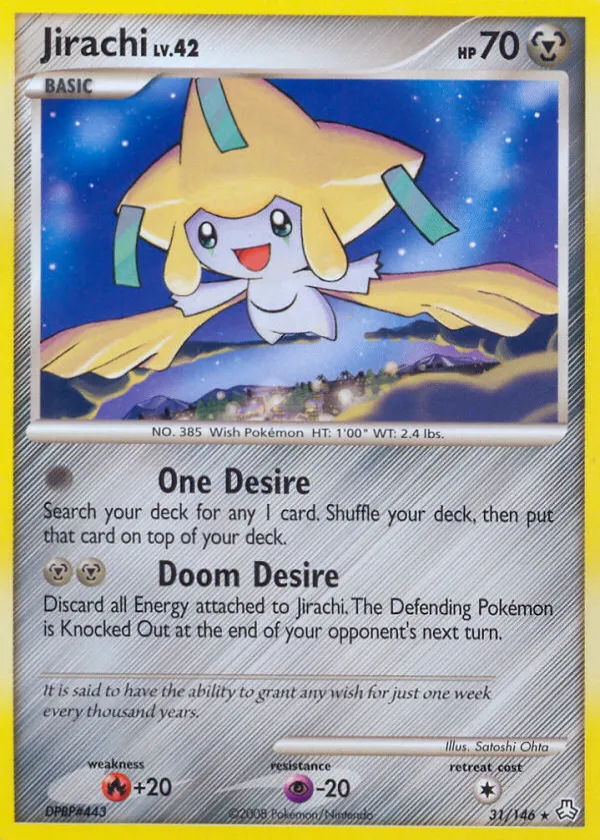 Jirachi Pokémon Legends Awakened #31 Reverse Holo