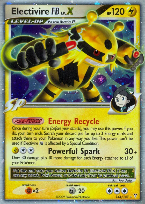 Electivire FB LV.X Pokémon Supreme Victors #144 Holo
