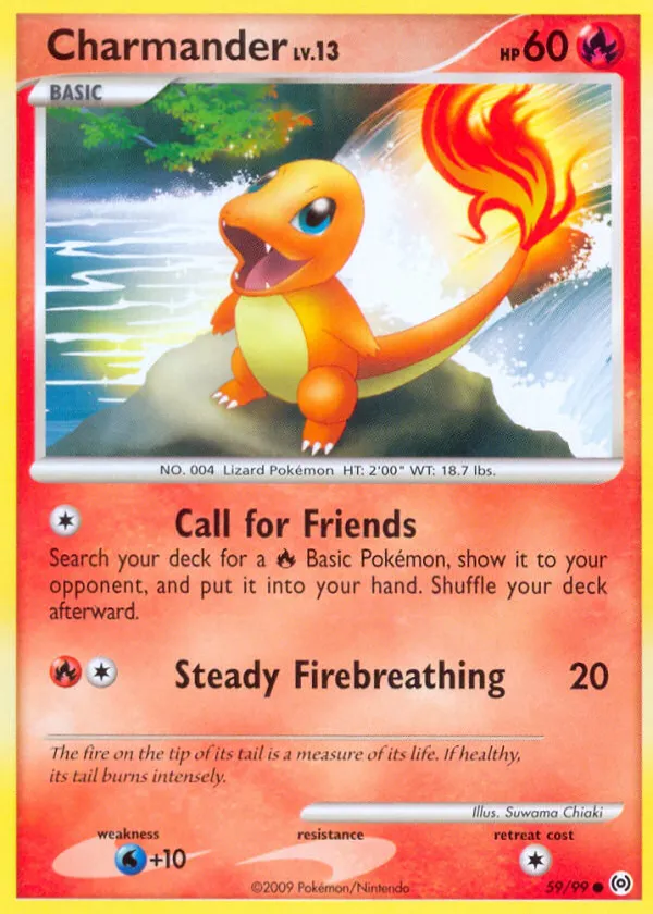Charmander Pokémon Arceus #59 Reverse Holo