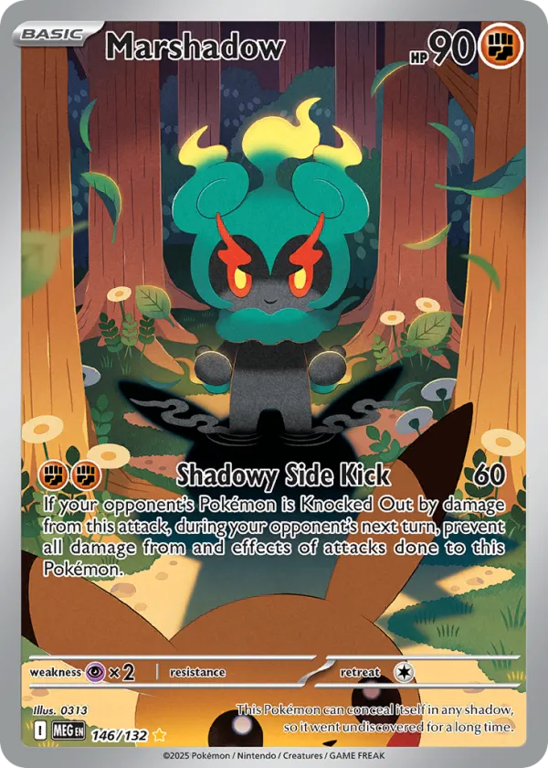 Marshadow Pokémon Mega Evolution #146 Holo