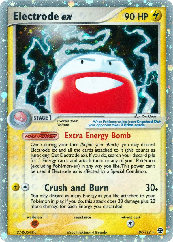 Electrode ex Pokémon FireRed & LeafGreen #107 Holo