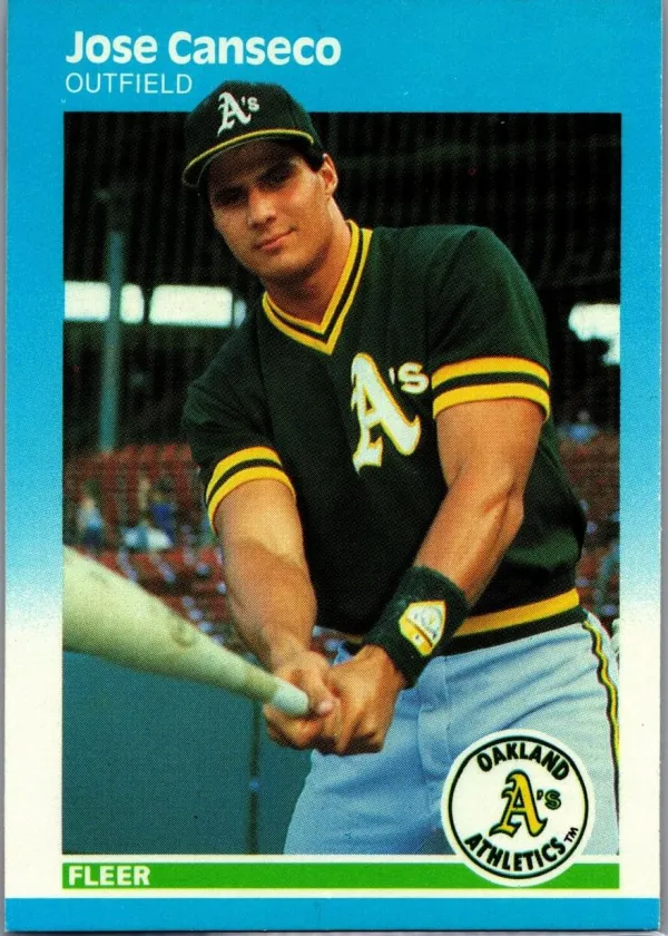 Jose Canseco 1987 Fleer Baseball #389