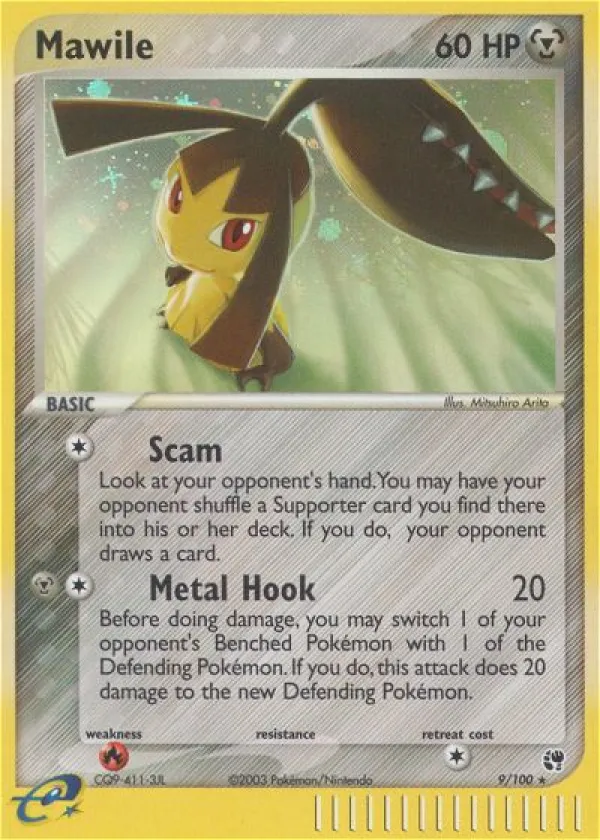 Mawile Pokémon Sandstorm #9 Reverse Holo