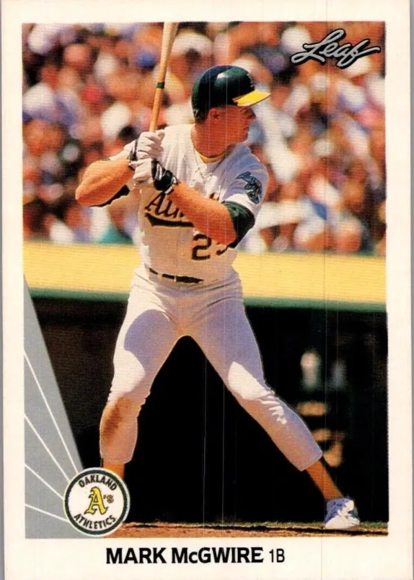 Mark McGwire 1990 Leaf Baseball #62