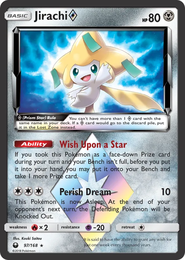 Jirachi ◇ Pokémon Celestial Storm #97 Holo